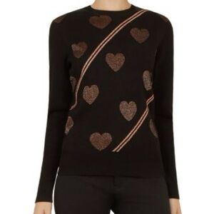 Ted Baker Keykey Joyous Heart Print Sweater